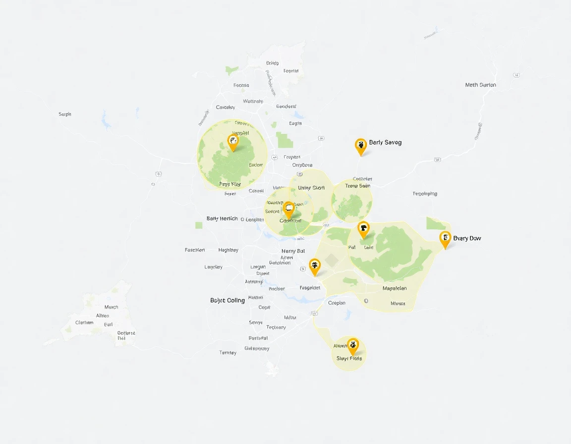 Dumpster Service Areas Map