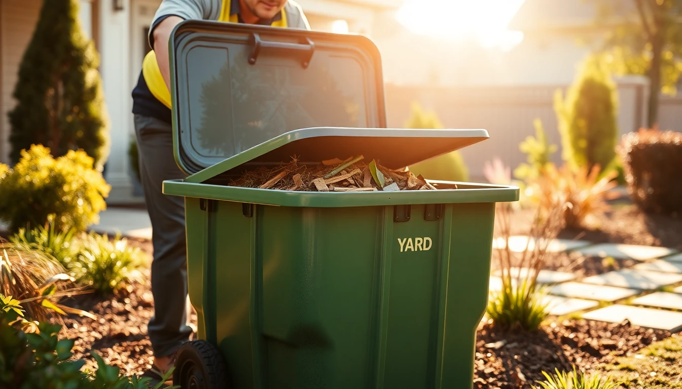 Small Dumpster for Yard Waste